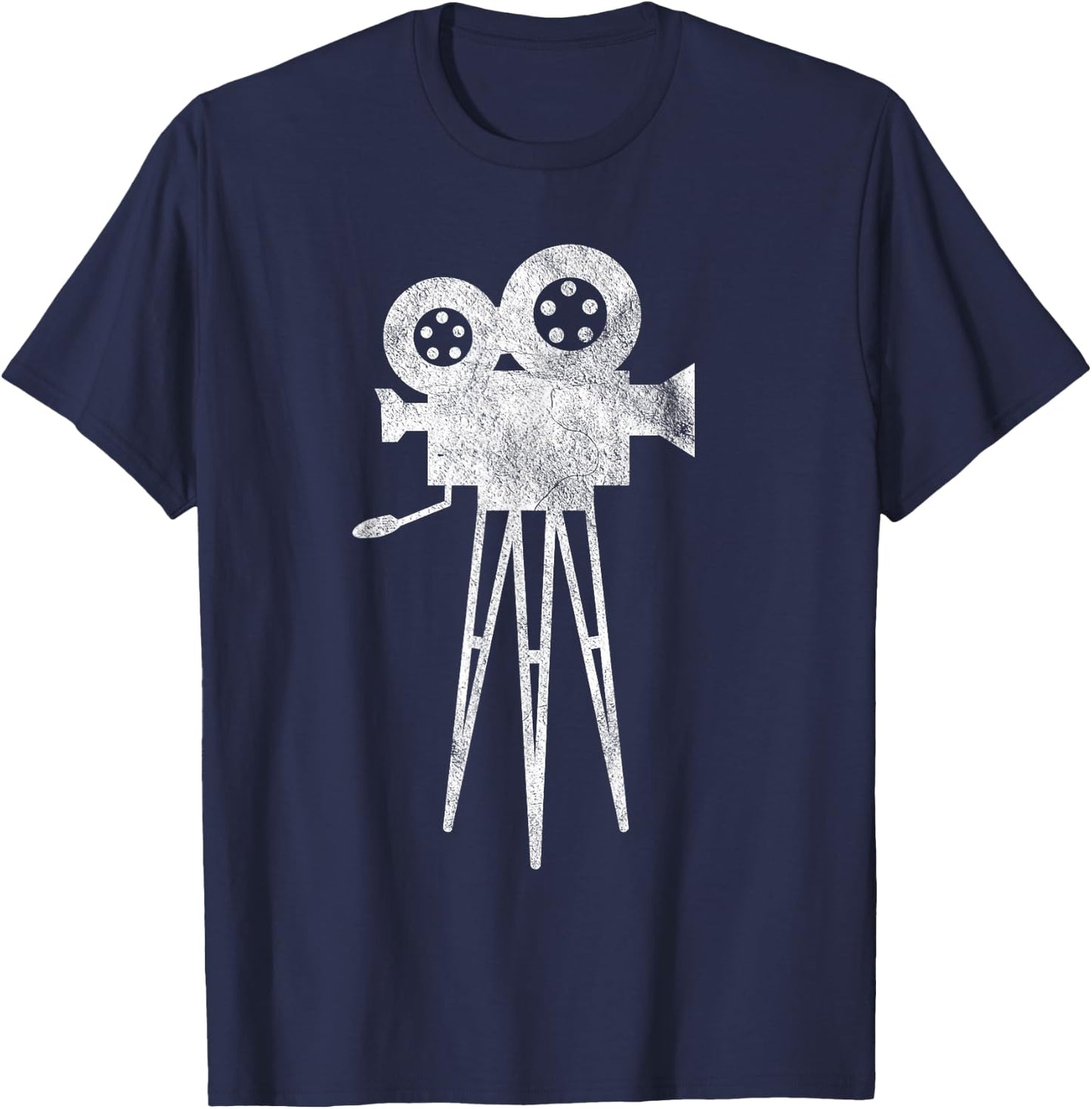 Videographer Director Video Camera Cinema Film Photo T-Shirt - T-Shirt | Navy
