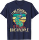 I Like Peacocks - Animal Lover Zookeeper Ornithologist T-Shirt - T-Shirt | Navy