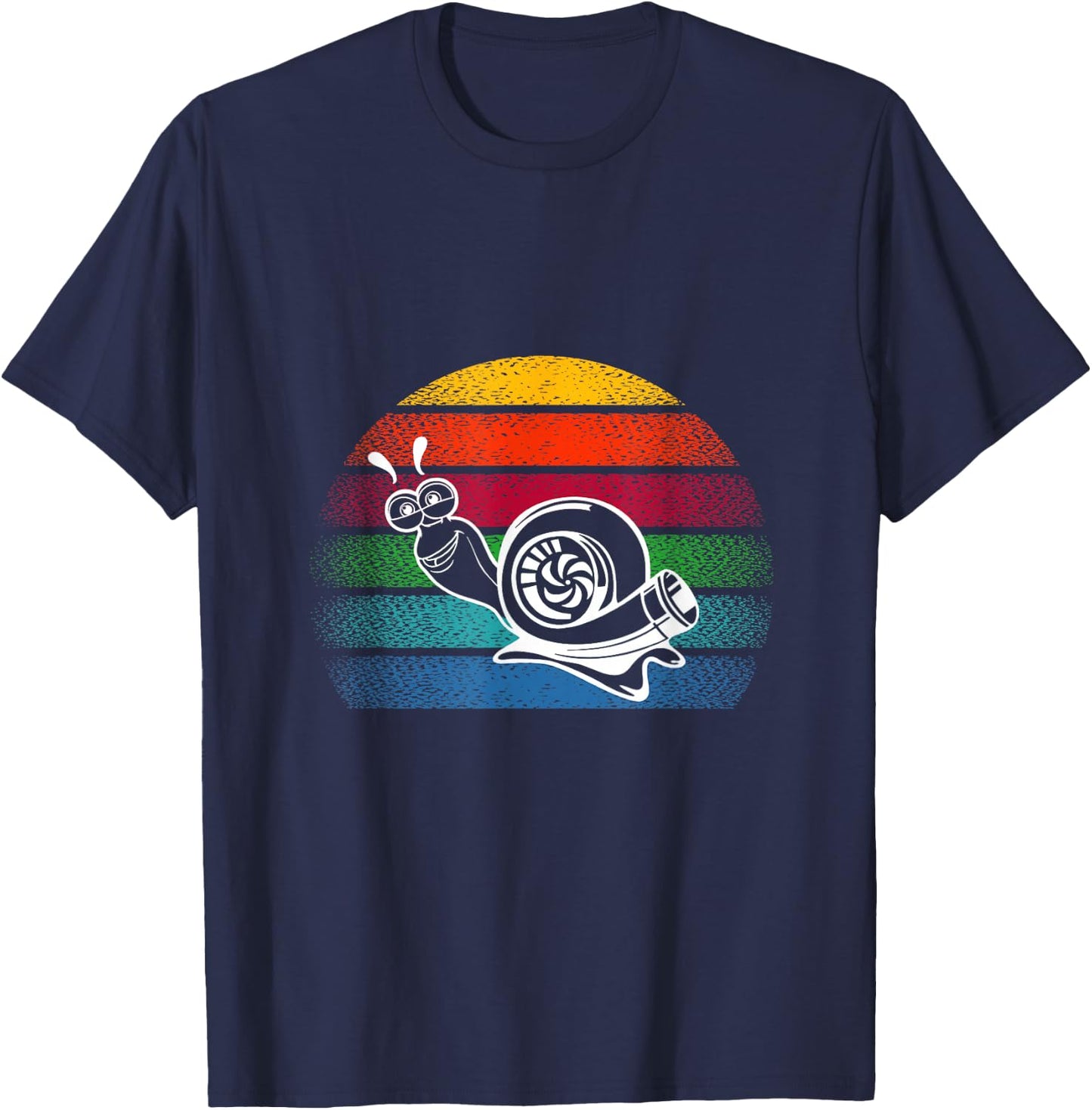 Turbo Snail Boost Racing Team Car Engine Steam Punk Style T-Shirt - T-Shirt | Navy