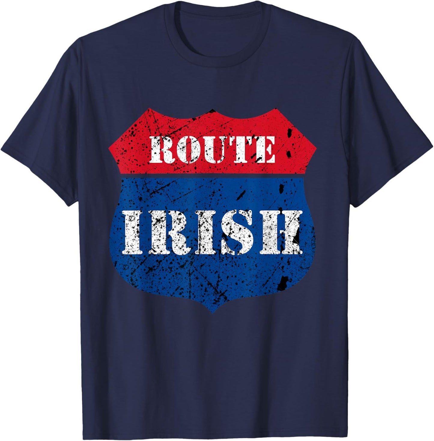 Route Irish | Iraq War Veteran Military T-Shirt - T-Shirt | Navy
