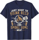 Funny BBQ Grill Chef Grilling Master Barbecue Lover BBQ T-Shirt - T-Shirt | Navy