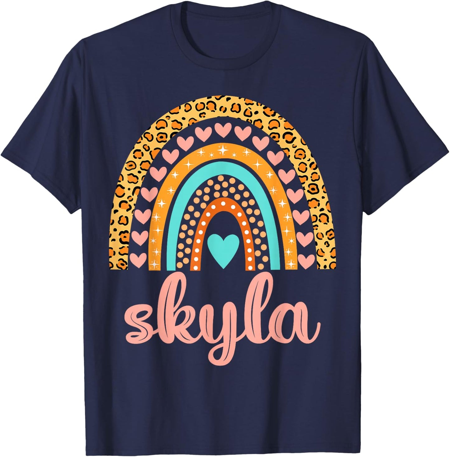 Skyla Skyla Name Birthday Shirt Gift T-Shirt - T-Shirt | Navy