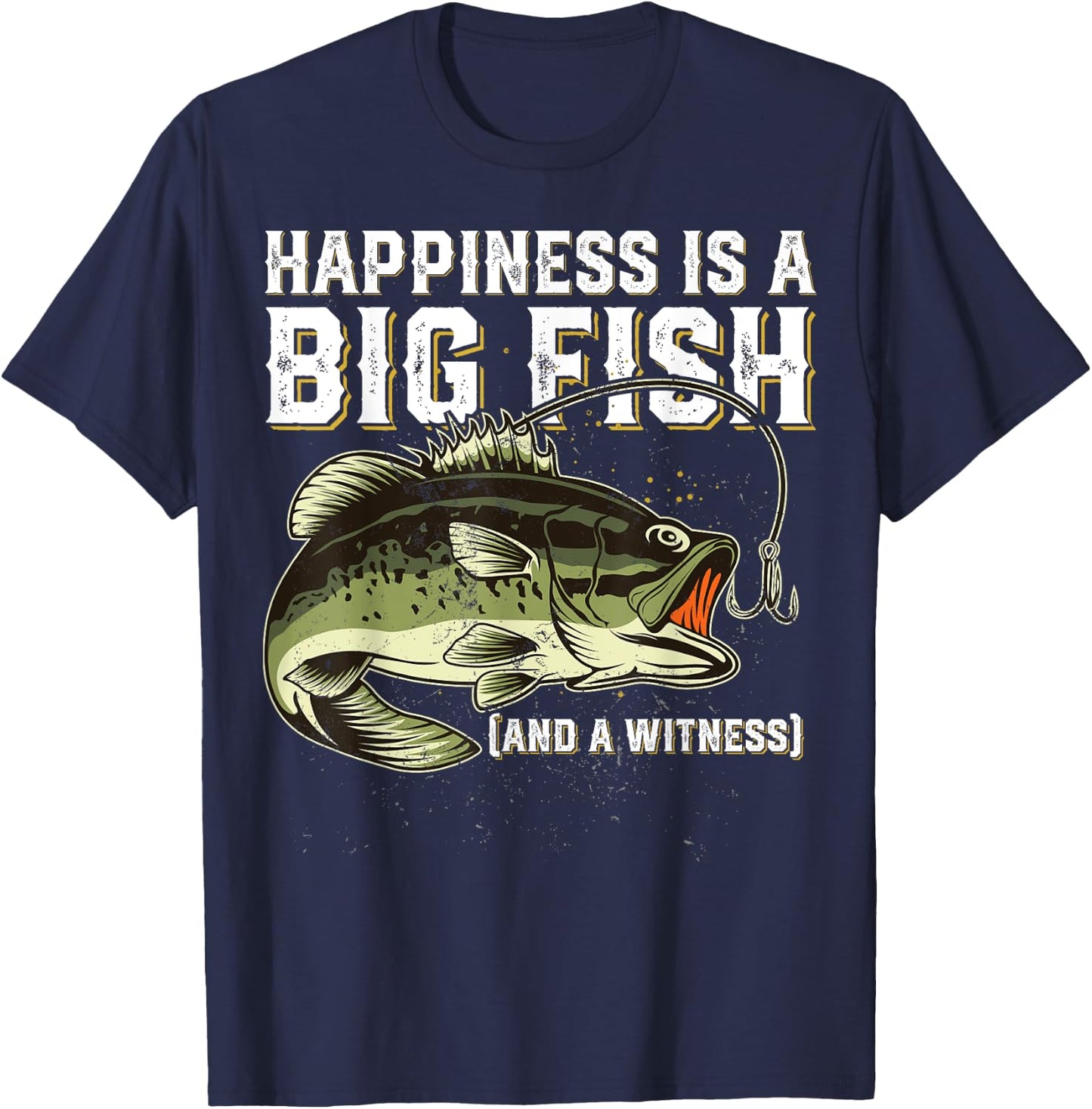 Funny Fishing Saying Fish Men Women T-Shirt - T-Shirt | Navy