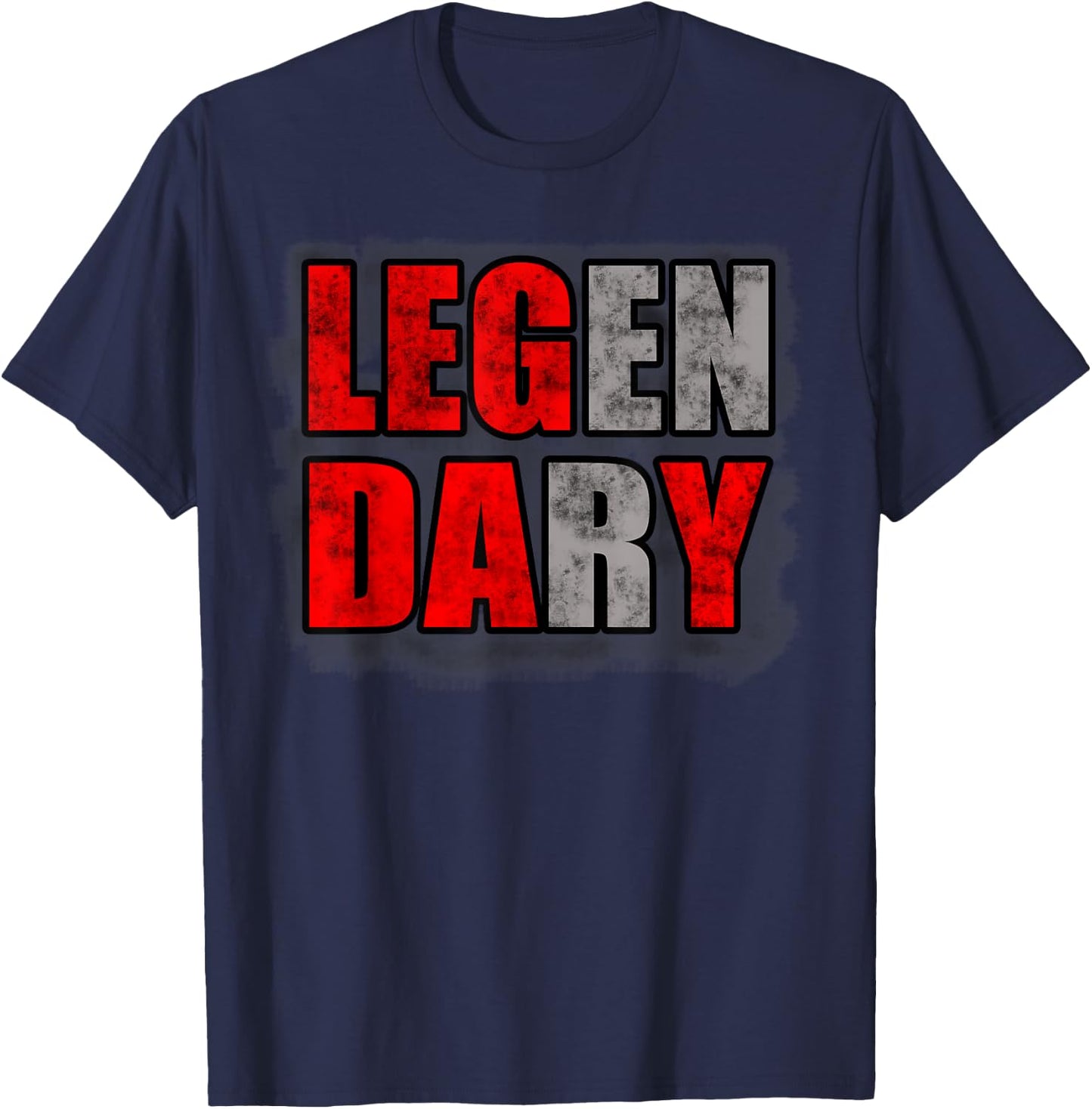 Leg Day Legendary Shirt Fitness Bodybuilding T-Shirt - T-Shirt | Navy