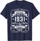 Vintage 1931 94 Years Old Gifts 94yr 94th Birthday T-Shirt - T-Shirt | Navy