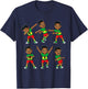 Dancing Black King Juneteenth Dance Challenge Boys Kids Teen T-Shirt - T-Shirt | Navy