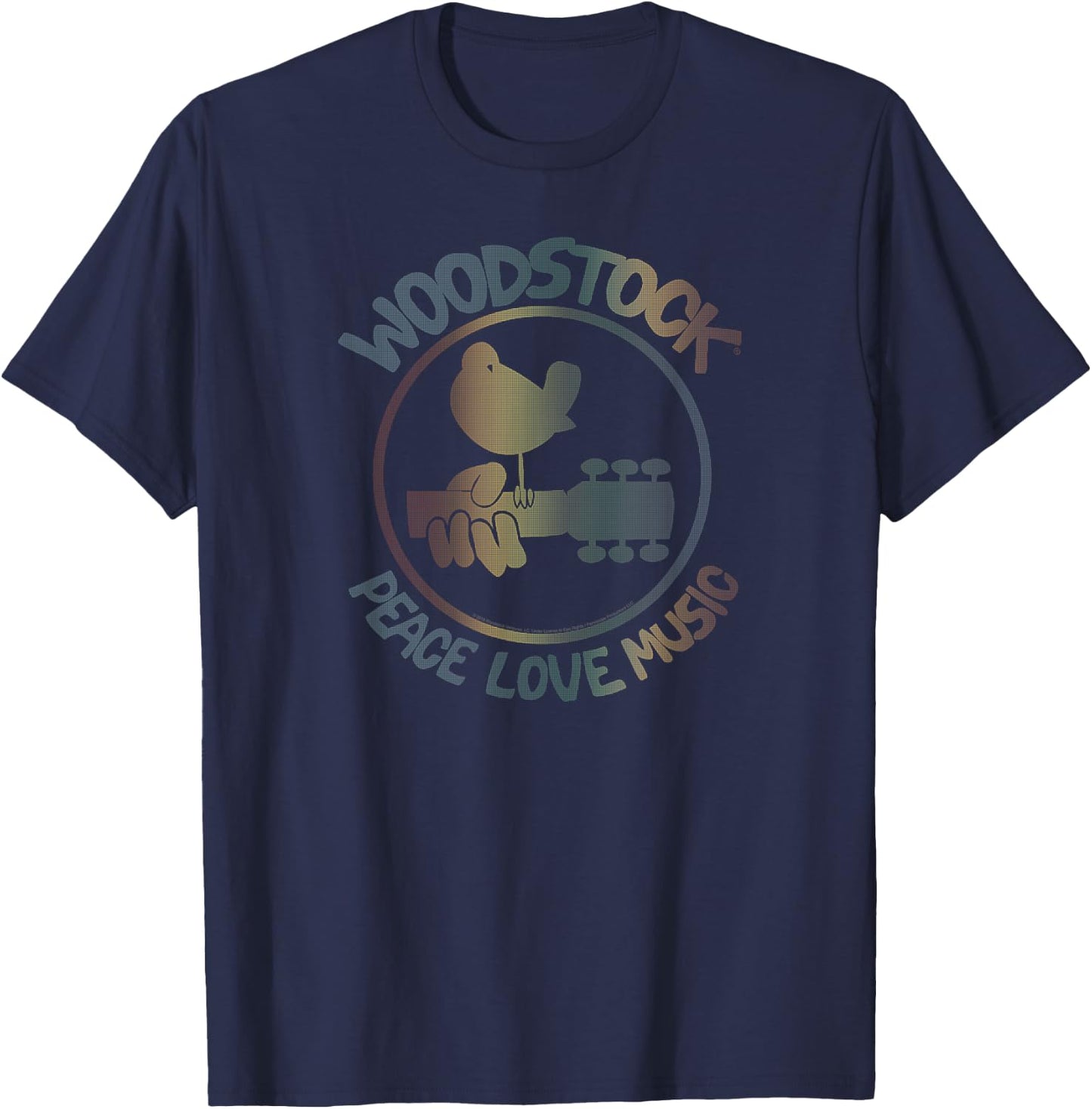 Woodstock - Technicolor Birdie T-Shirt - T-Shirt | Navy