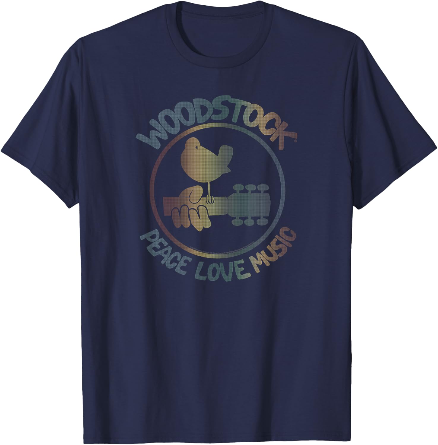 Woodstock - Technicolor Birdie T-Shirt - T-Shirt | Navy