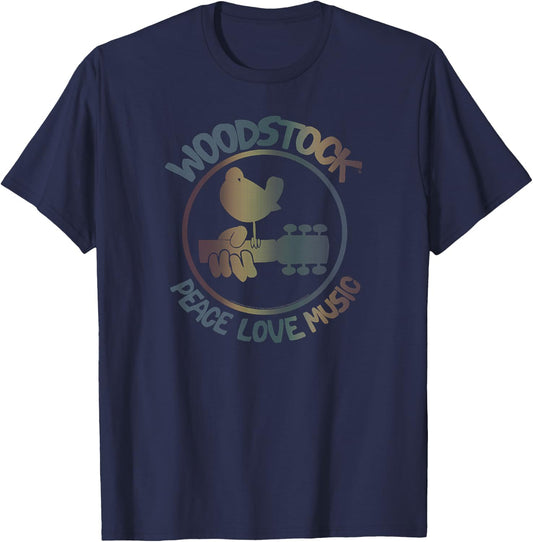 Woodstock - Technicolor Birdie T-Shirt - T-Shirt | Navy