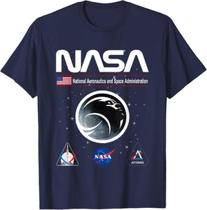 NASA Artemis Mission First Woman to the Moon T-Shirt - T-Shirt | Navy