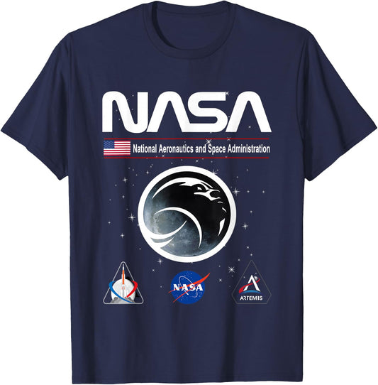 NASA Artemis Mission First Woman to the Moon T-Shirt - T-Shirt | Navy