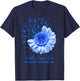 Faith Hope Love Huntington's Disease Awareness Survivor T-Shirt - T-Shirt | Navy
