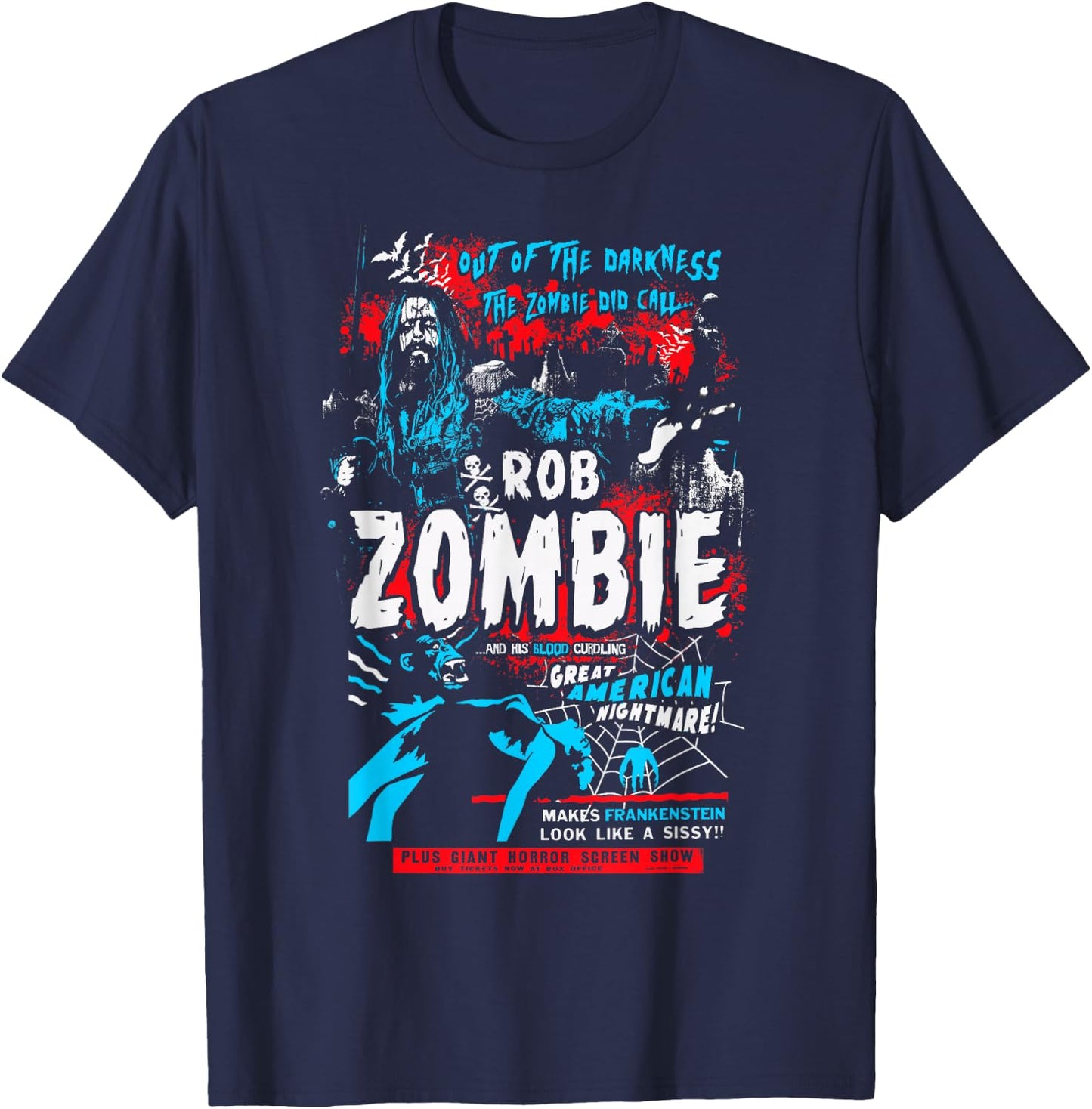 Rob Zombie – Zombie Call T-Shirt - T-Shirt | Navy