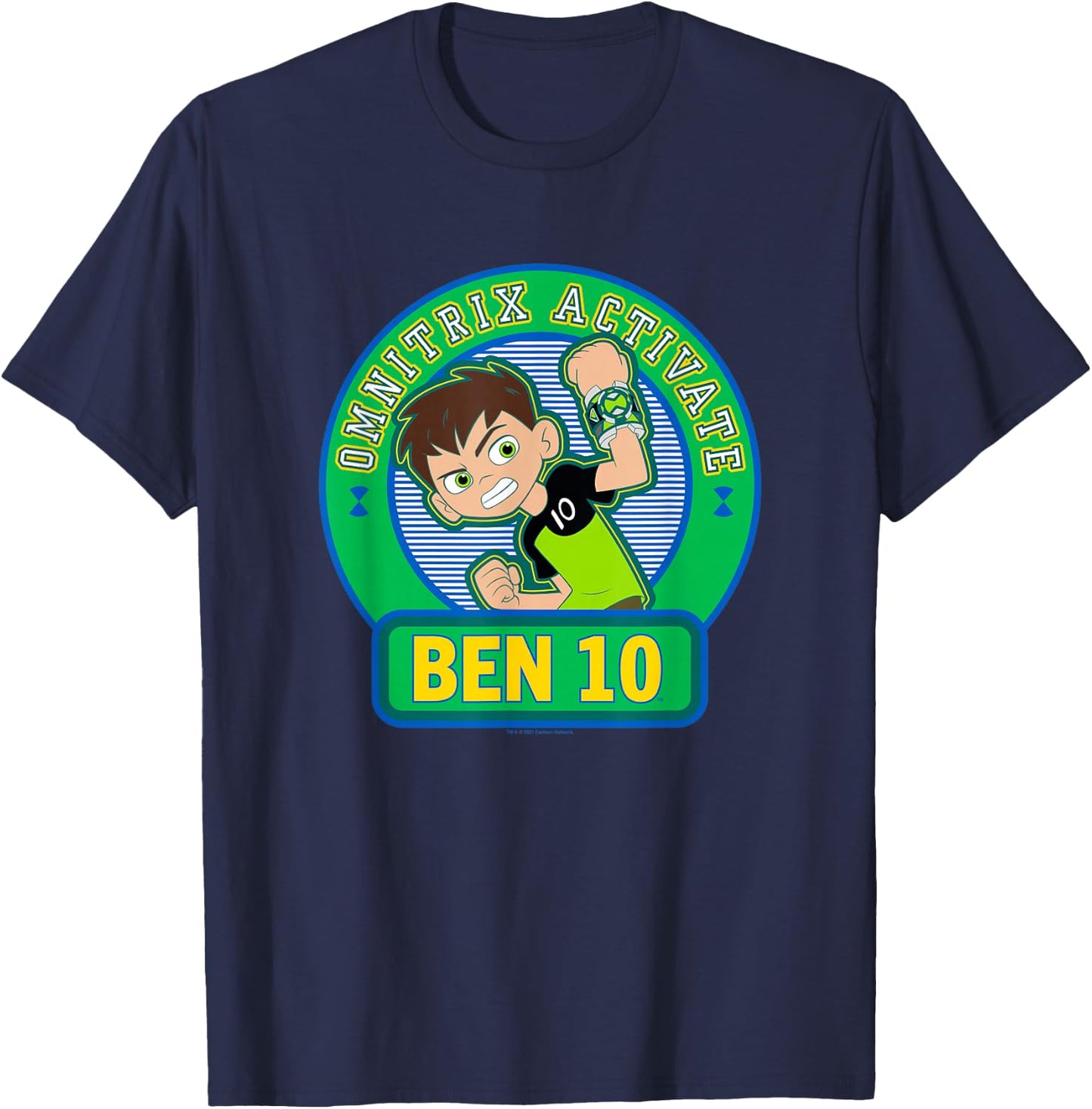 Ben 10 Omnitrix Activate T-Shirt - T-Shirt | Navy