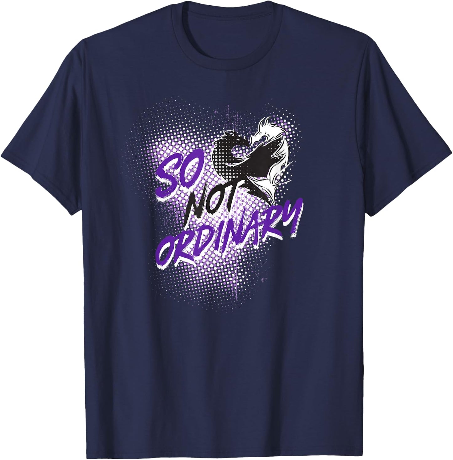 Disney Descendants 3 Times Heart Dragons So Not Ordinary T-Shirt - T-Shirt | Navy