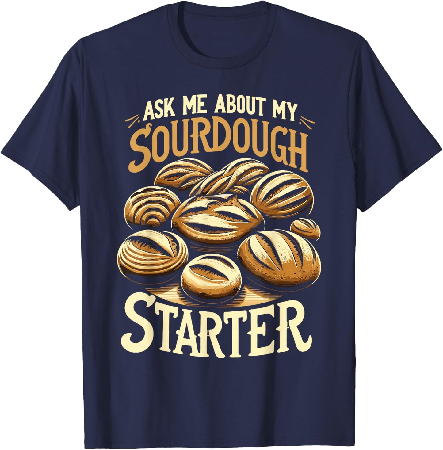 Baker Sourdough T-Shirt - T-Shirt | Navy