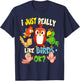 Funny Bird Shirt I Just Really Like Birds Ok T-Shirt - T-Shirt | Navy