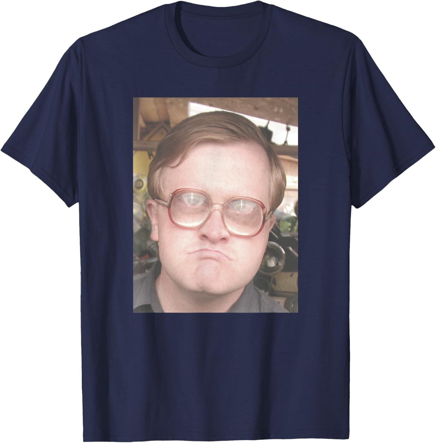 Trailer Park Boys Bubbles Front & Back Portrait T-Shirt - T-Shirt | Navy