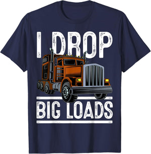 Truck Trucker T-Shirt - T-Shirt | Navy