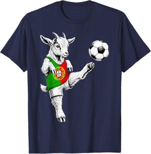 Portuguese Flag Novelty Portugal T-Shirt - T-Shirt | Navy