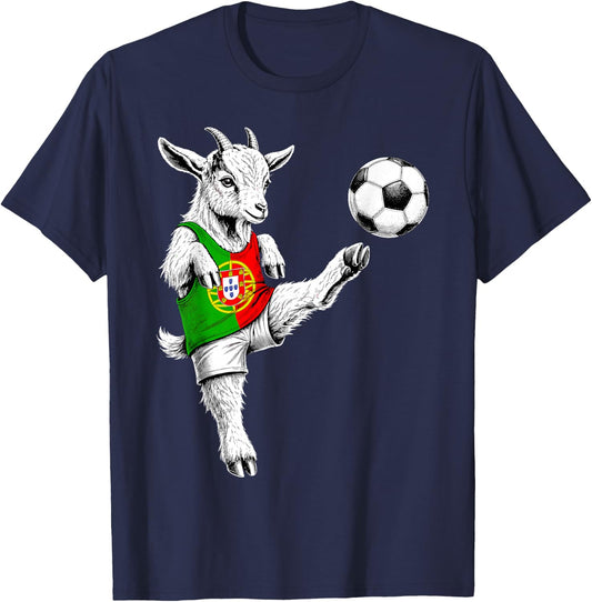 Portuguese Flag Novelty Portugal T-Shirt - T-Shirt | Navy
