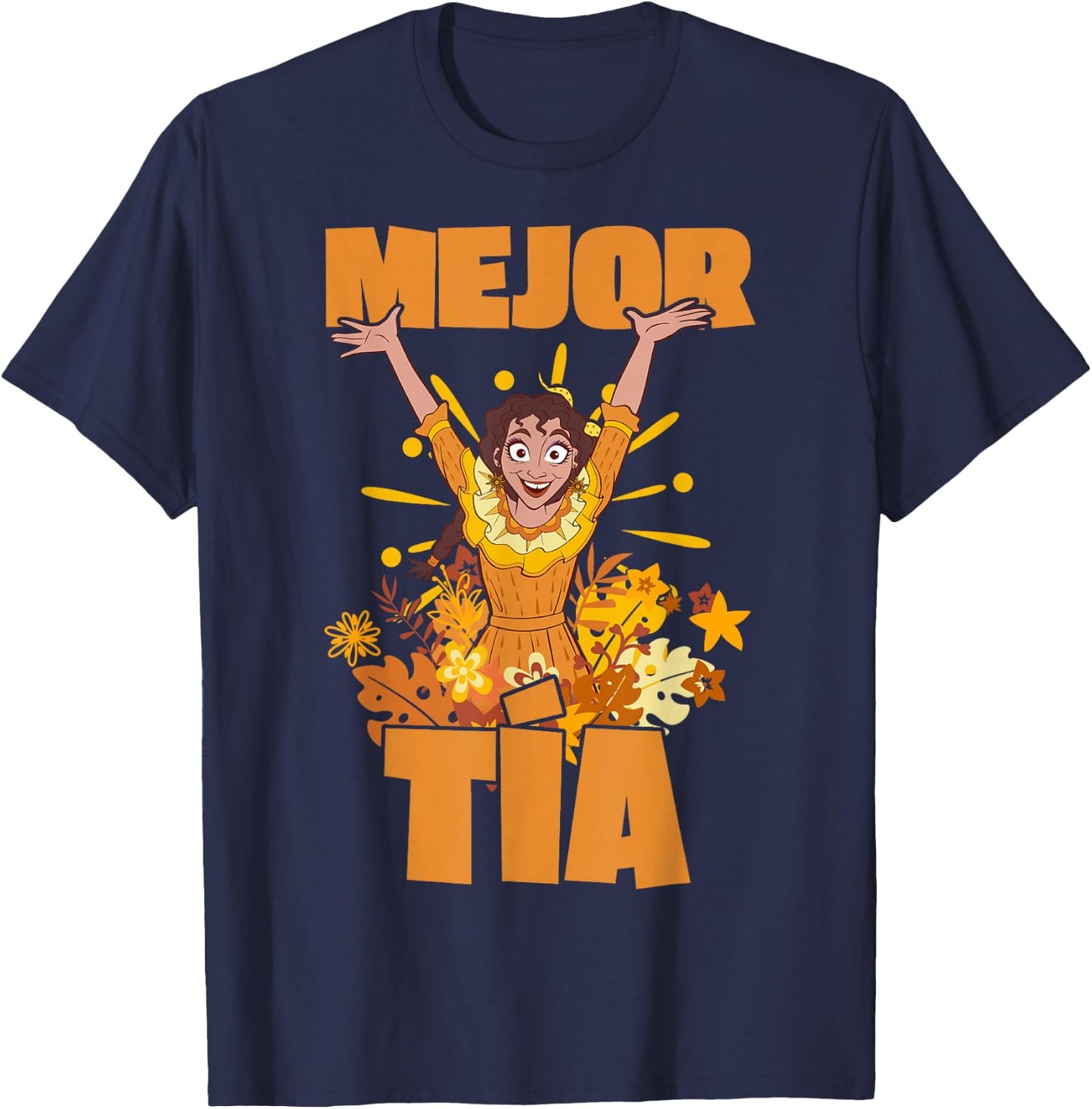 Disney Encanto Pepa Madrigal Mejor Tia Best Aunt T-Shirt - T-Shirt | Navy