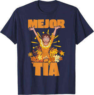 Disney Encanto Pepa Madrigal Mejor Tia Best Aunt T-Shirt - T-Shirt | Navy