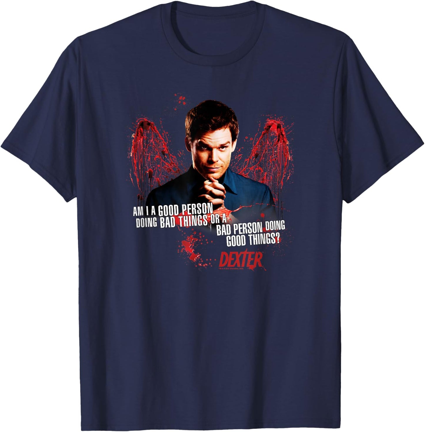 Dexter Good or Bad T-Shirt - T-Shirt | Navy