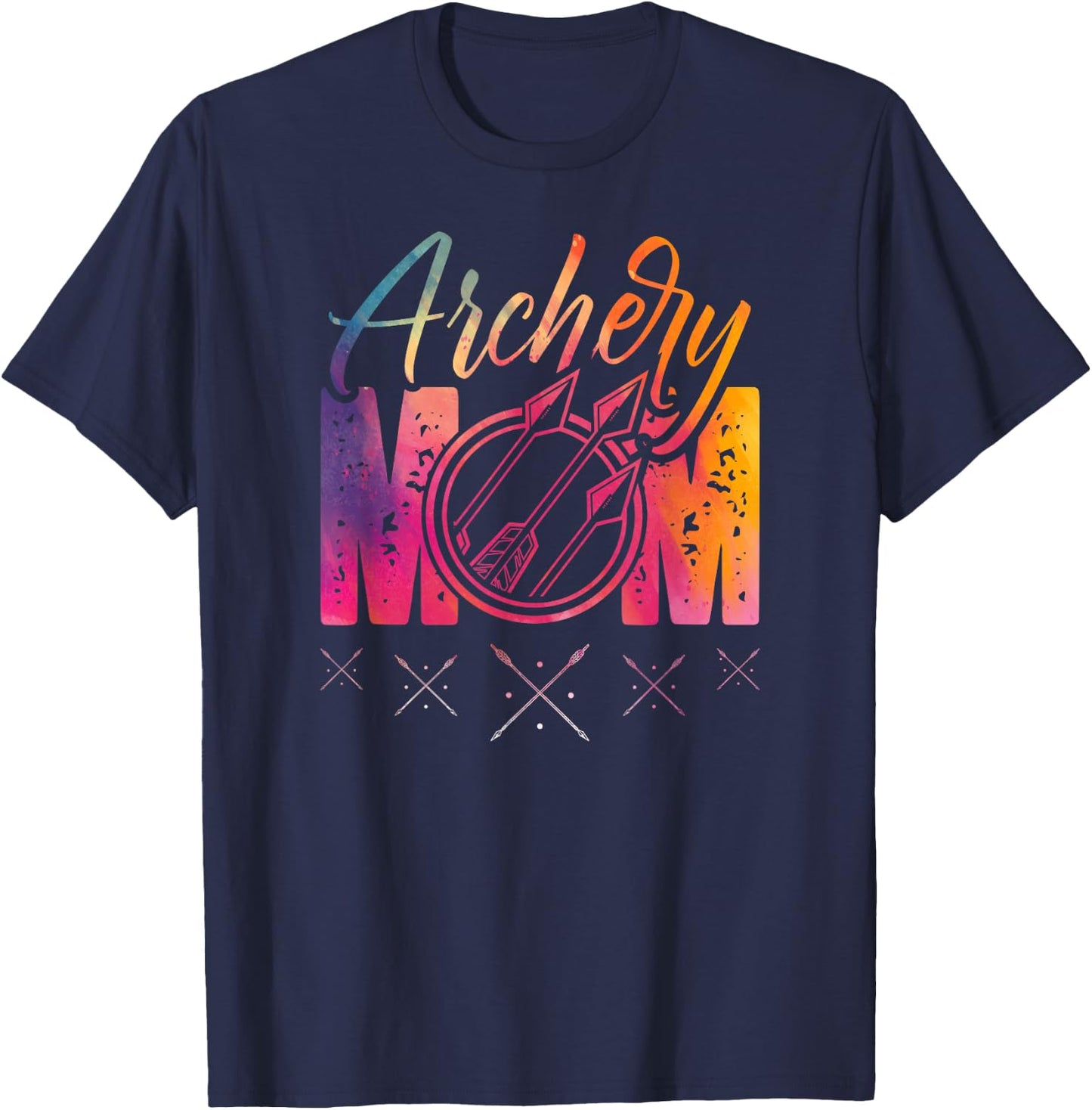 Archery mom for a Archer mother funny archery T-Shirt - T-Shirt | Navy