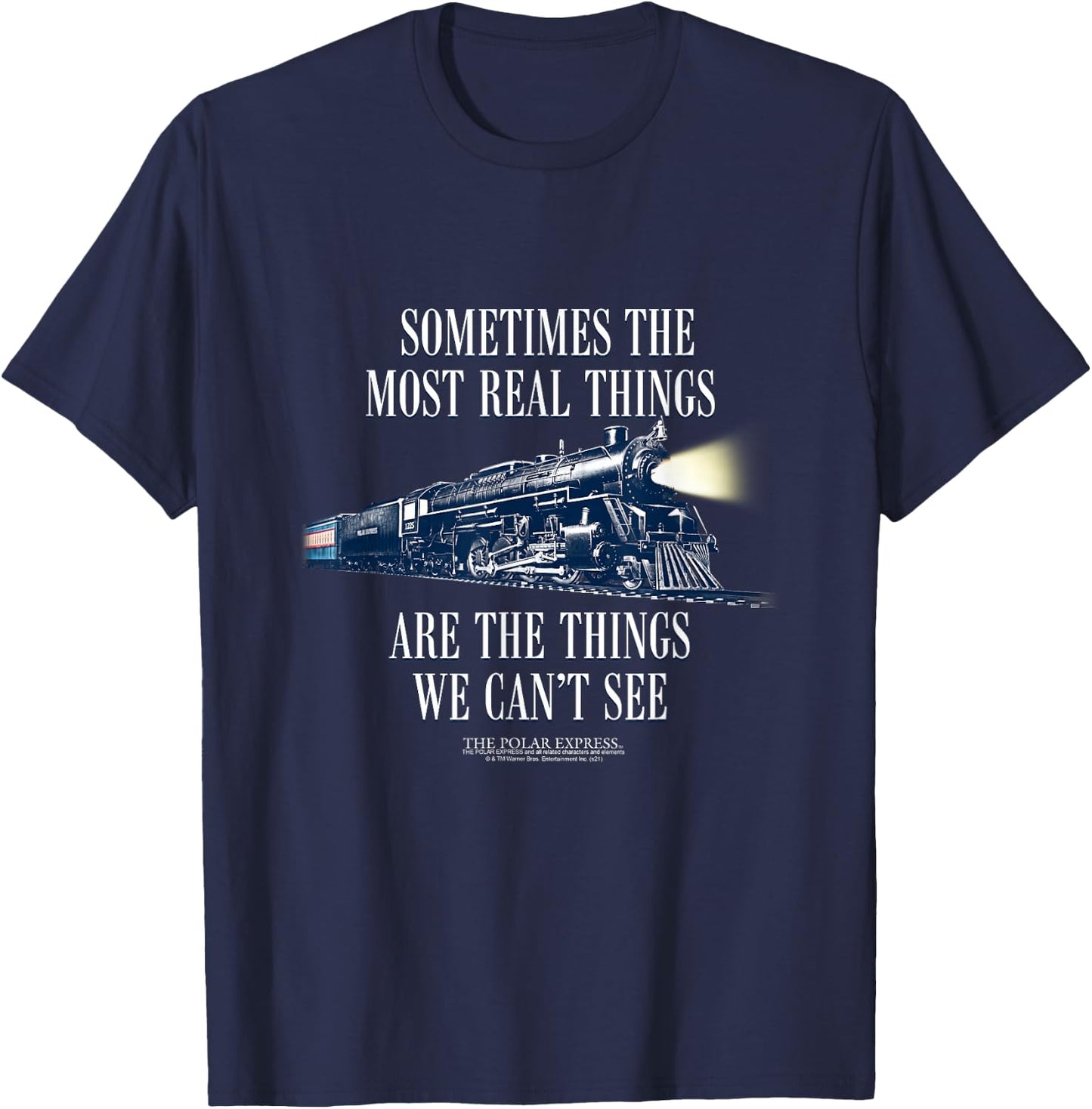 Polar Express Train T-Shirt - T-Shirt | Navy