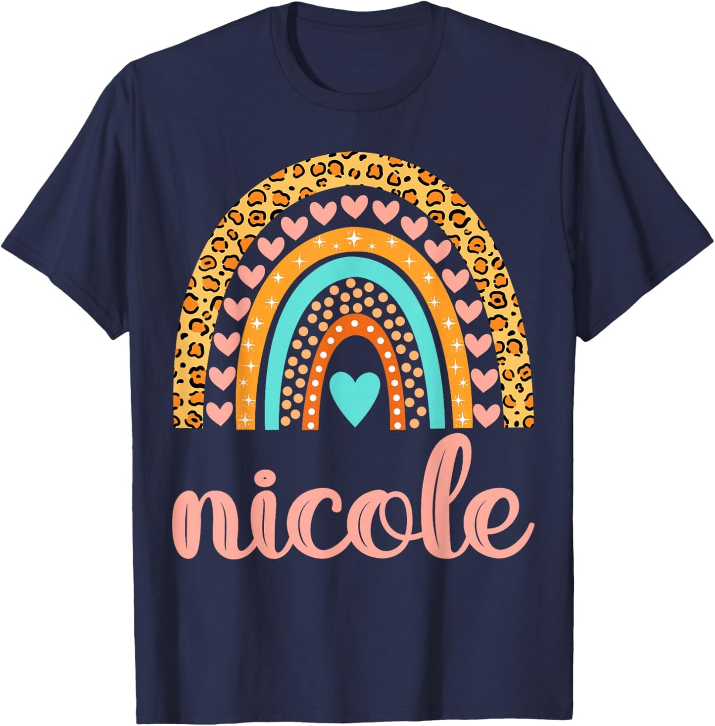 Nicole Nicole Name Birthday Shirt Gift T-Shirt - T-Shirt | Navy