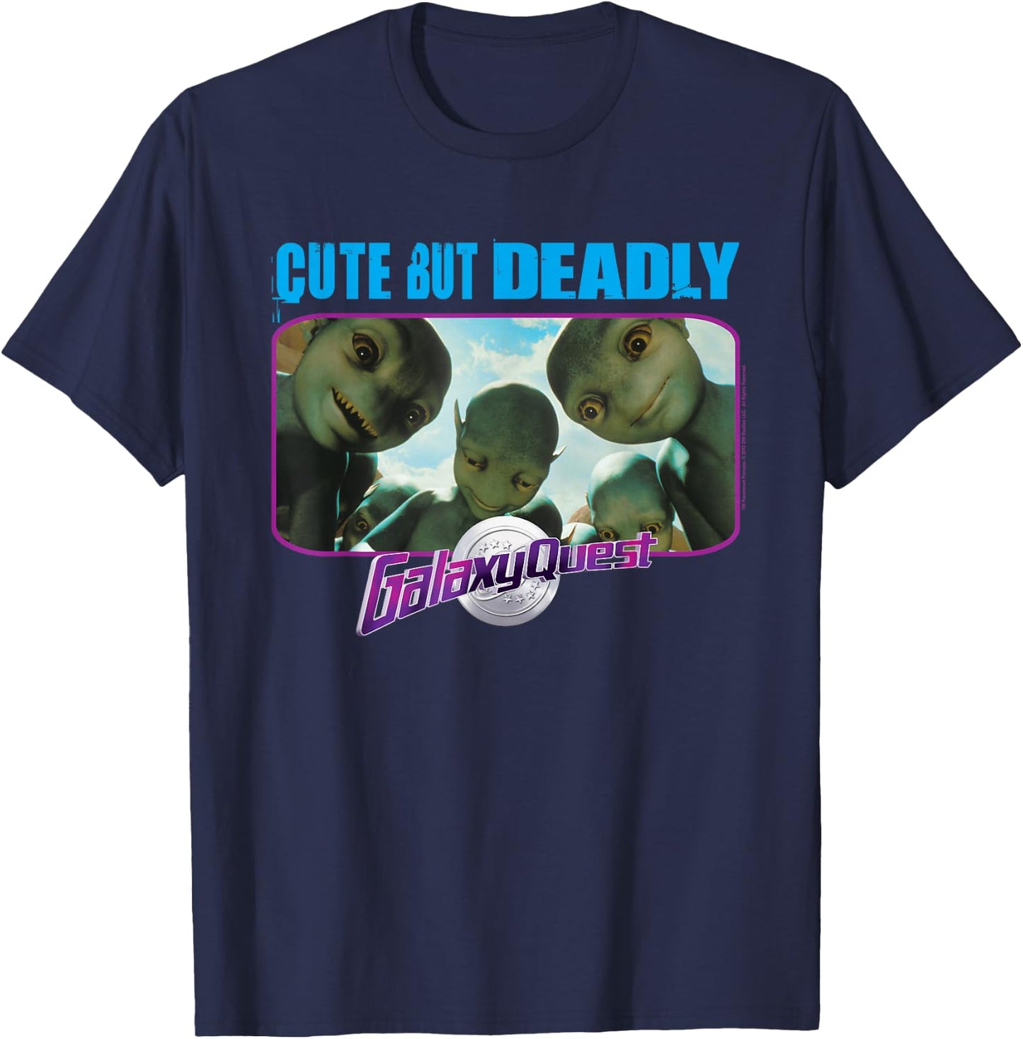 Galaxy Quest Cute But Deadly T-Shirt - T-Shirt | Navy