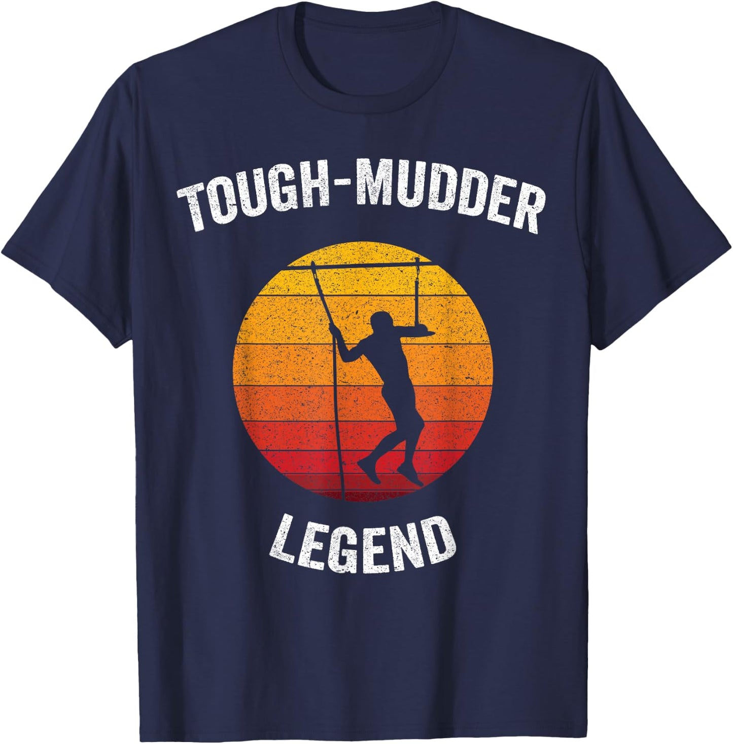 Tough-Mudder Legend | Vintage Endurance Course T-Shirt - T-Shirt | Navy