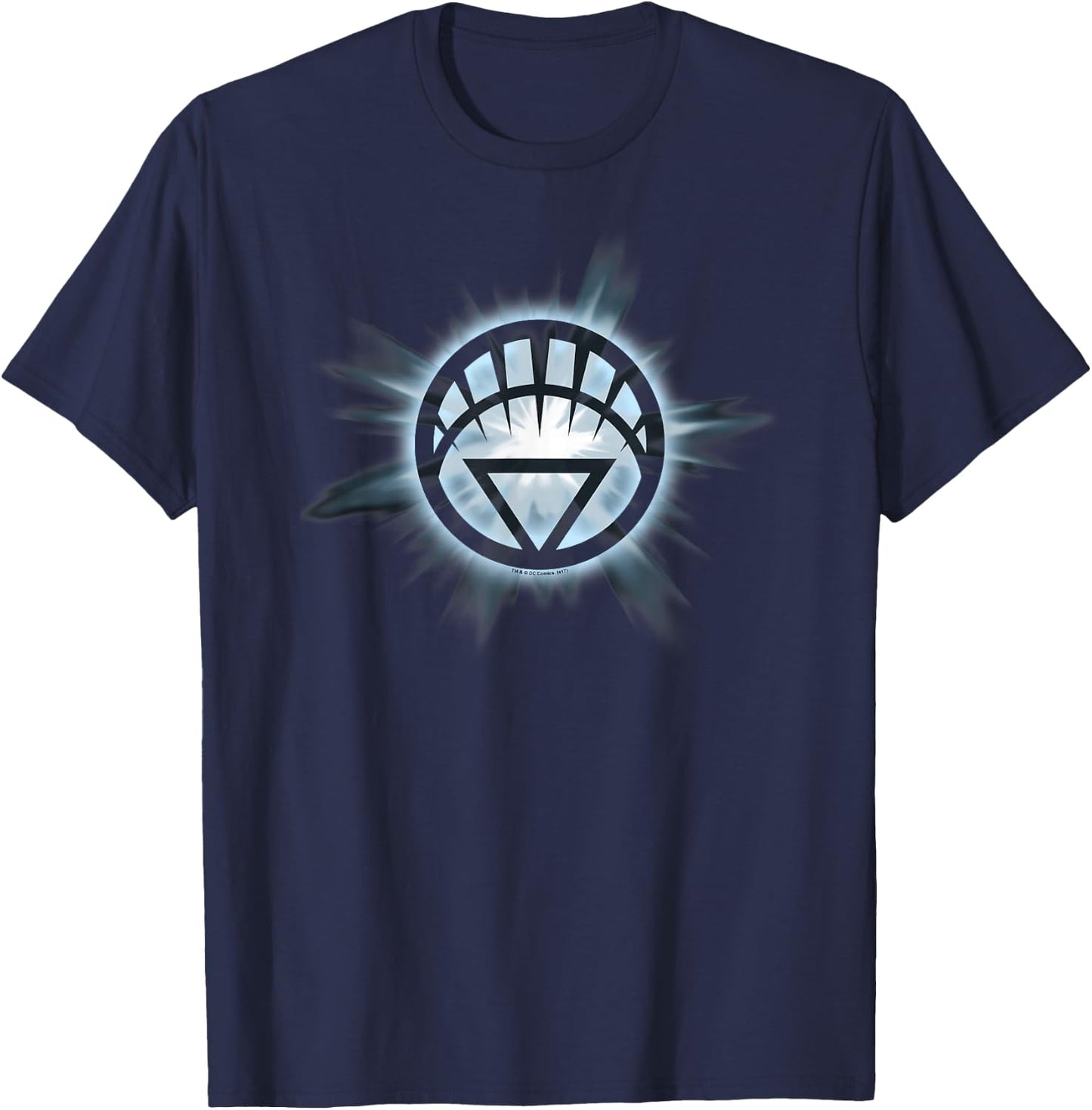 Green Lantern White Glow T-Shirt - T-Shirt | Navy