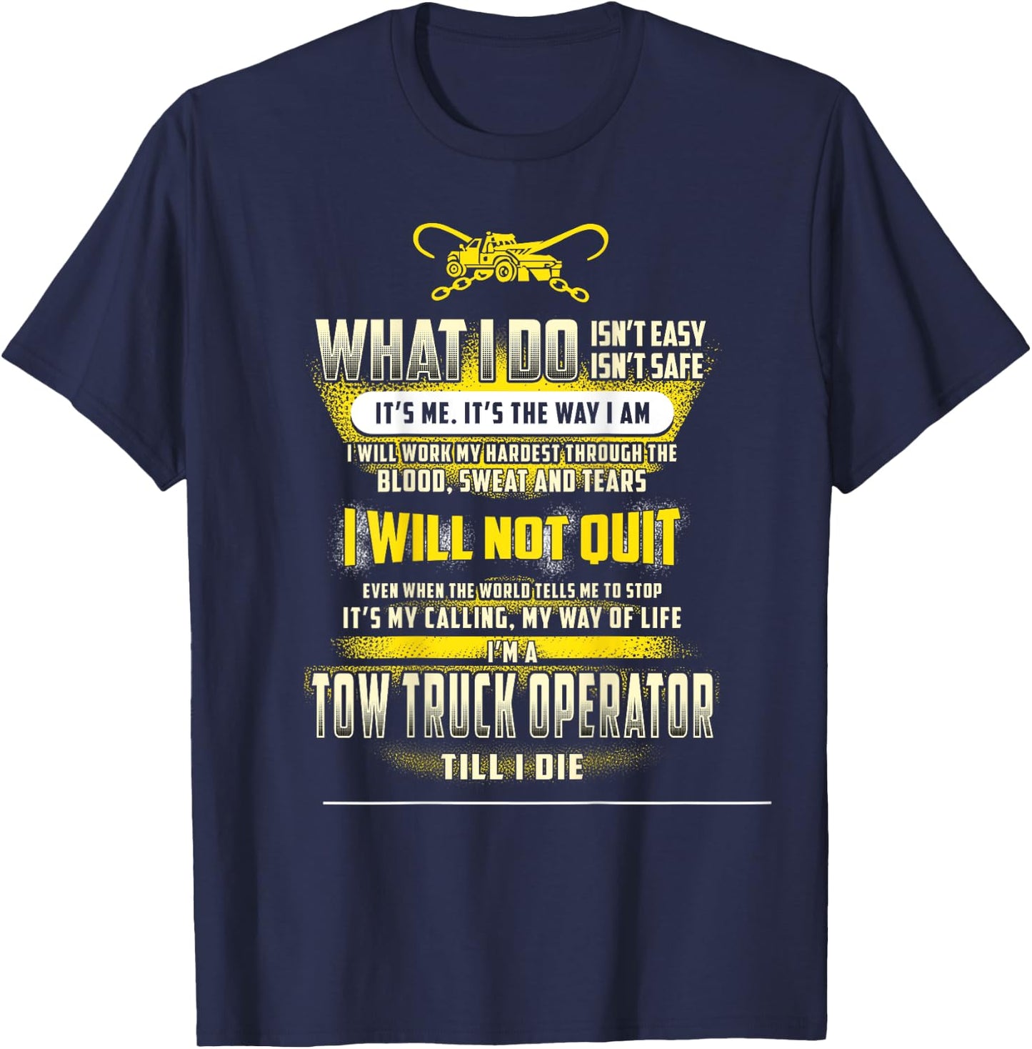 Tow lives matter Shirt T-Shirt - T-Shirt | Navy