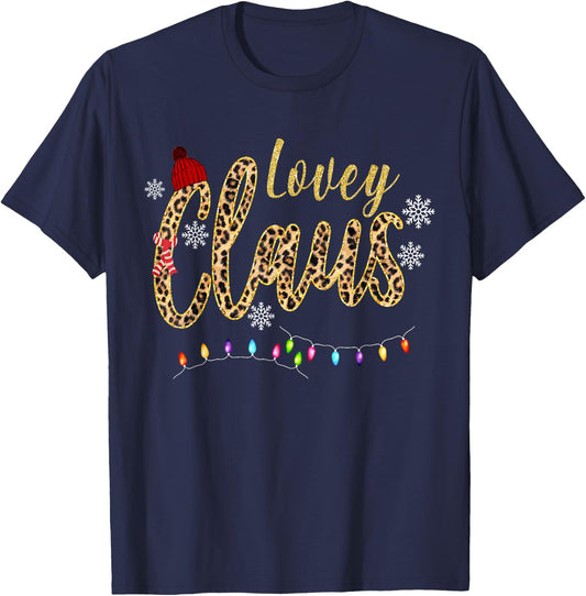 Lovey Claus - Christmas gift T-Shirt - T-Shirt | Navy