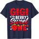 Gigi Of The Berry Sweet One Strawberry 1st Birthday T-Shirt - T-Shirt | Navy