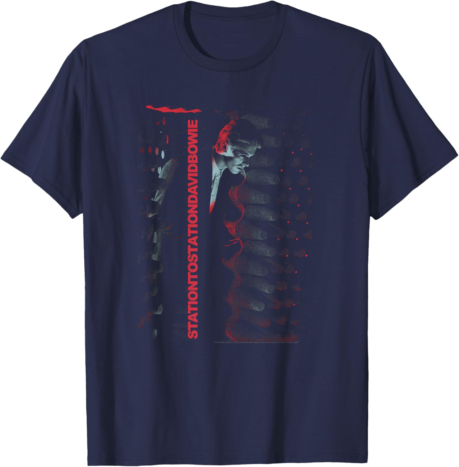 David Bowie - Station to Station T-Shirt - T-Shirt | Navy