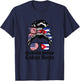 American Grown Cuban Roots Cuba T-Shirt - T-Shirt | Navy