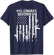 Celebrate Diversity - Funny Guns USA Flag Pro Gun - ON BACK Men T-Shirt - T-Shirt | Navy