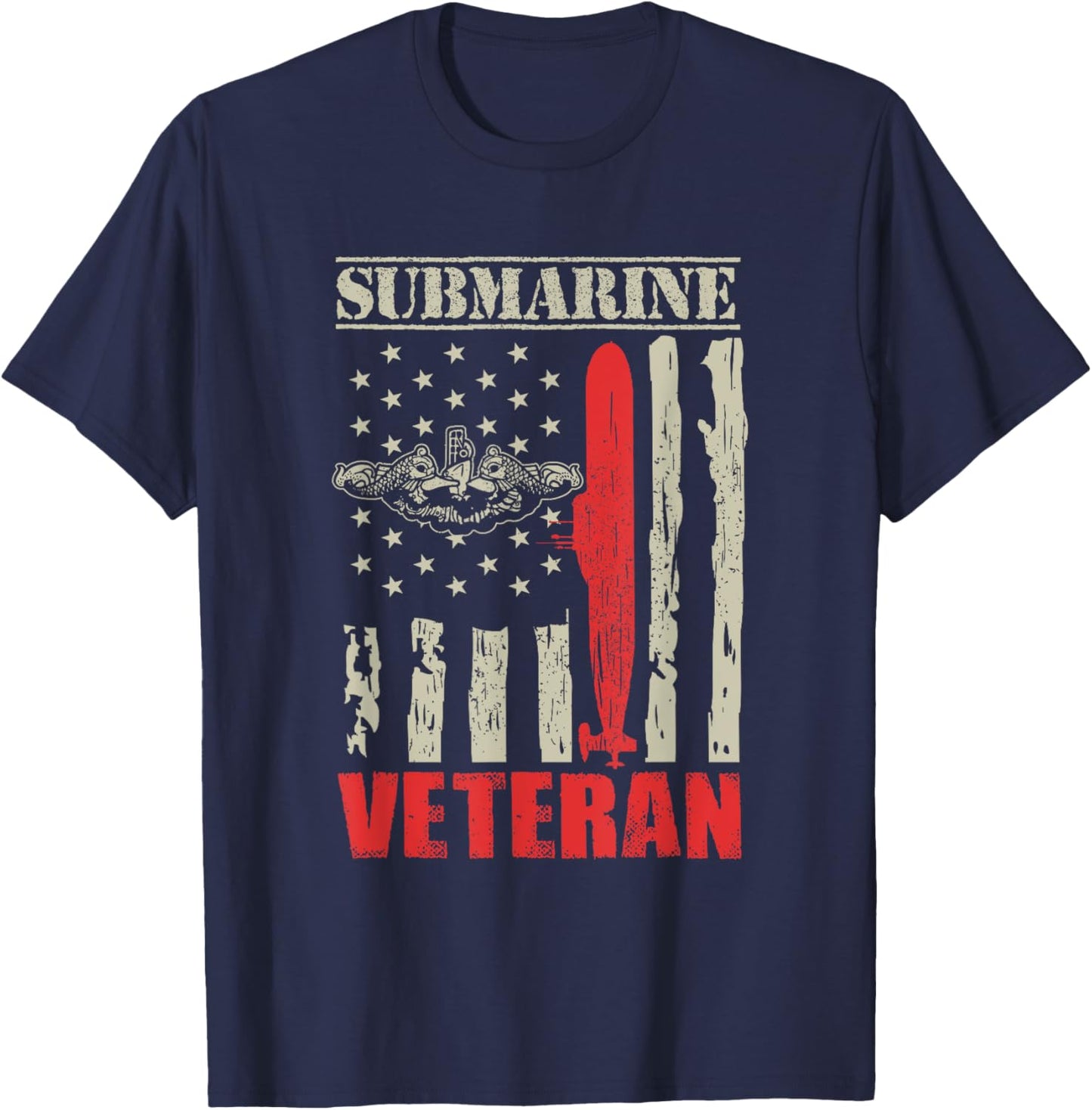 US Military Submarine Gift A Veteran Submariner T-Shirt - T-Shirt | Navy