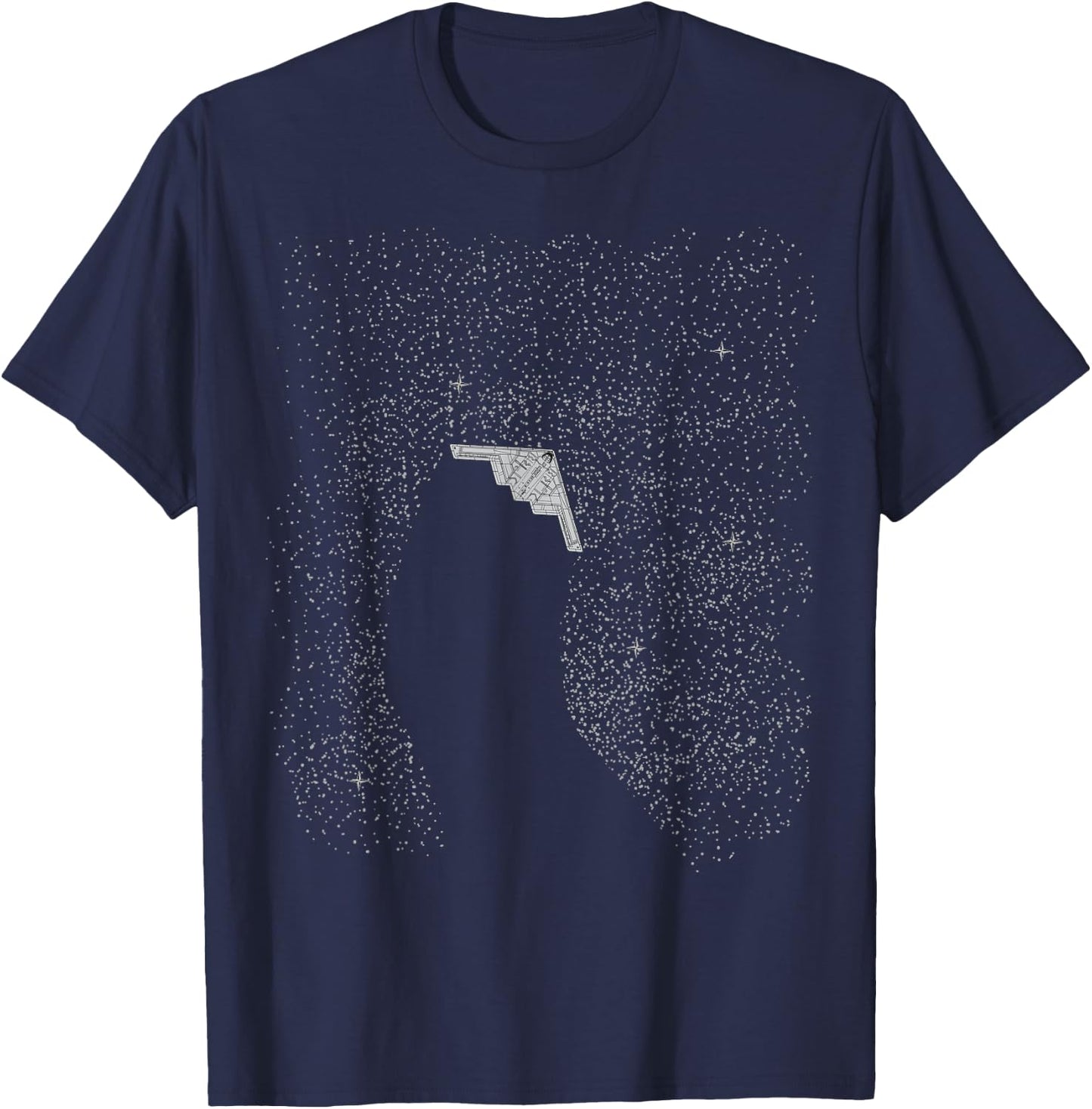 B-2 Stealth Bomber US Airplane Military Aircraft T-Shirt - T-Shirt | Navy