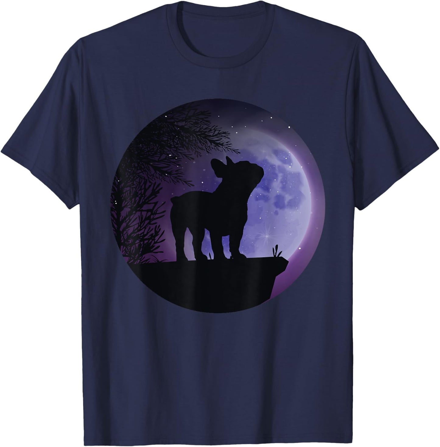 French Bulldog Frenchie Dog Women Kids T-Shirt - T-Shirt | Navy