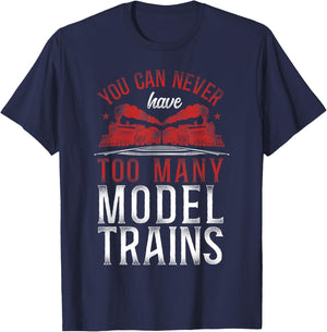 Steam Train Driver Trainspotting Locomotive Vintage You Can T-Shirt - T-Shirt | Navy