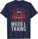 Steam Train Driver Trainspotting Locomotive Vintage You Can T-Shirt - T-Shirt | Navy