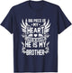 Brother My Angel Shirt in Memory of Brother in Heaven T-Shirt - T-Shirt | Navy