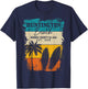 Huntington Beach Surfing Vintage Orange County California T-Shirt - T-Shirt | Navy