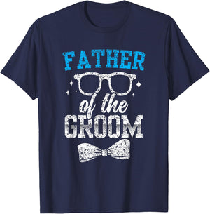 Father Of The Groom Party Wedding Bachelor T-Shirt - T-Shirt | Navy