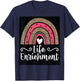 Life Enrichment Coordinator Rainbow Activity Director Gifts T-Shirt - T-Shirt | Navy