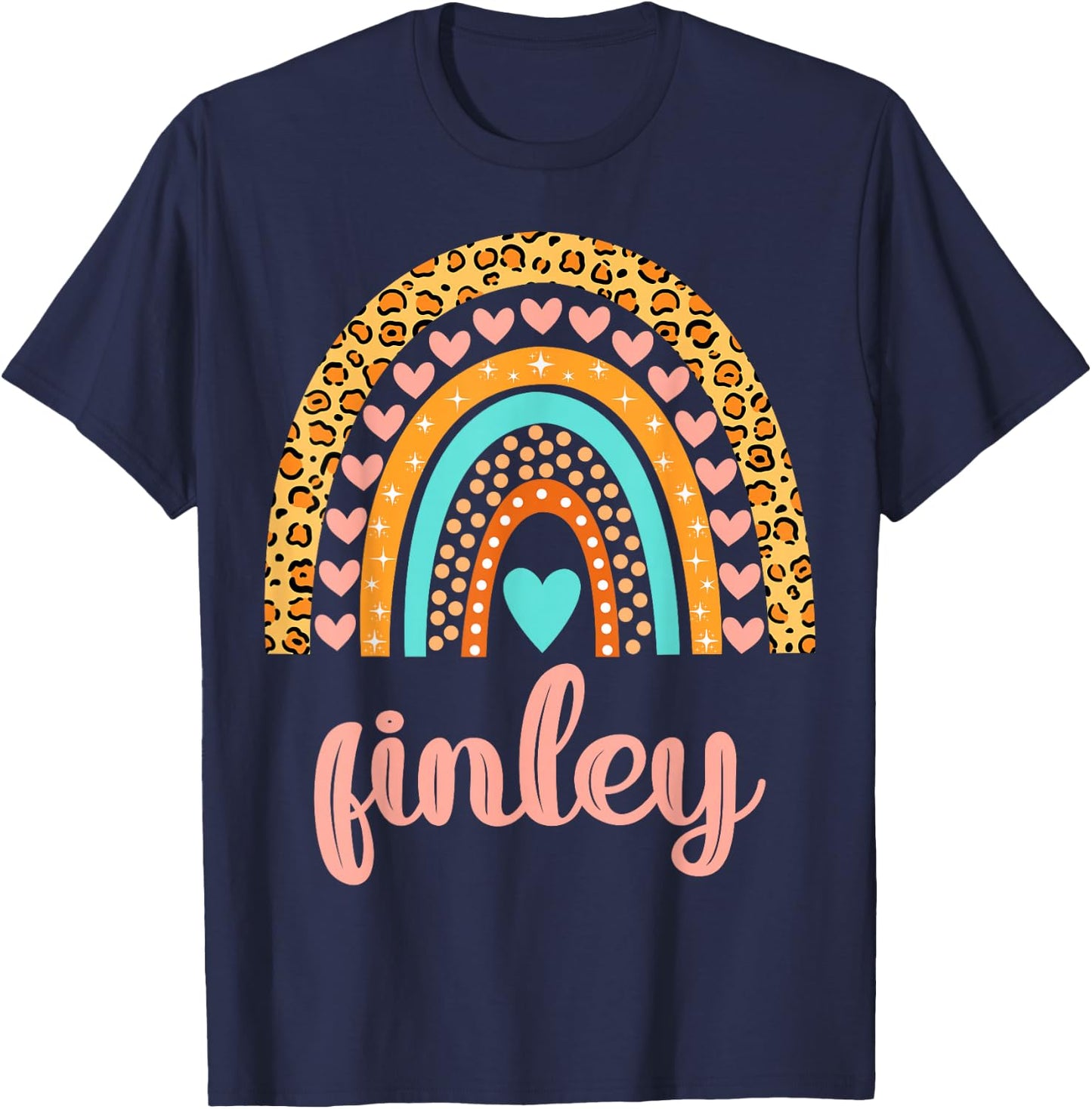 Finley Finley Name Birthday Shirt Gift T-Shirt - T-Shirt | Navy